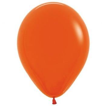 25 Pack Standard Orange Latex Balloons - 12cm - The Base Warehouse