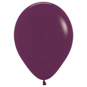 25 Pack Fashion Burgundy Latex Balloons - 30cm - The Base Warehouse