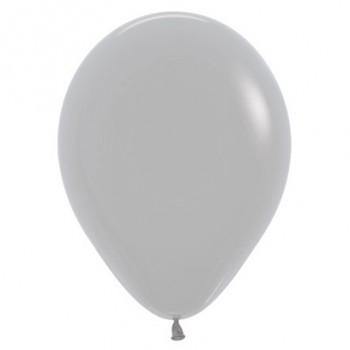 25 Pack Fashion Grey Latex Balloons - 30cm - The Base Warehouse