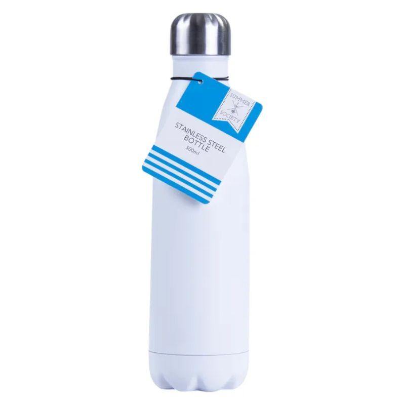 Double Walled Stainless Steel Bottle - 500ml - The Base Warehouse