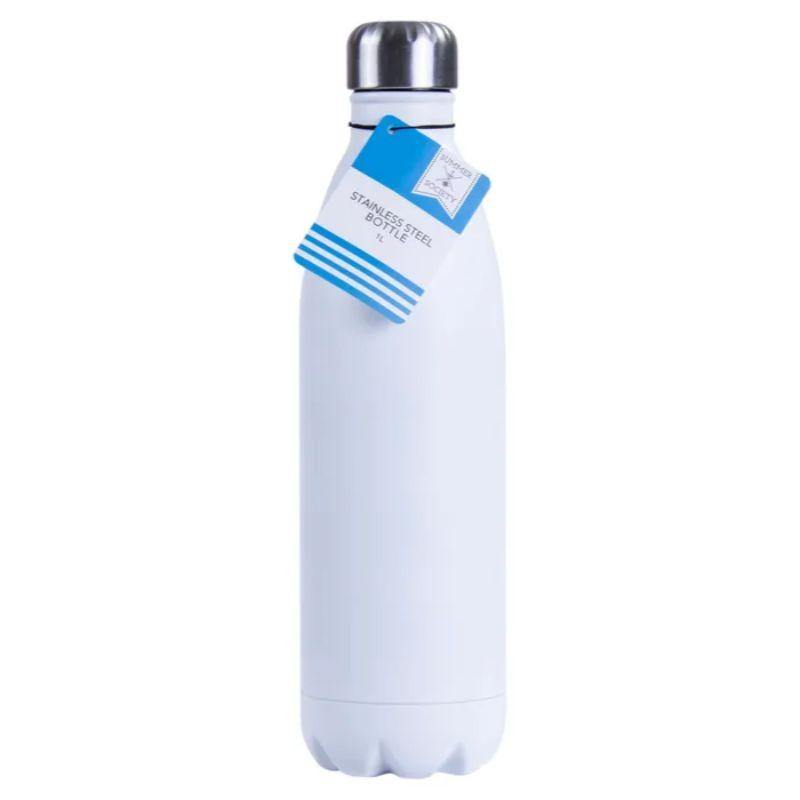 Double Walled Stainless Steel Bottle - 1L - The Base Warehouse