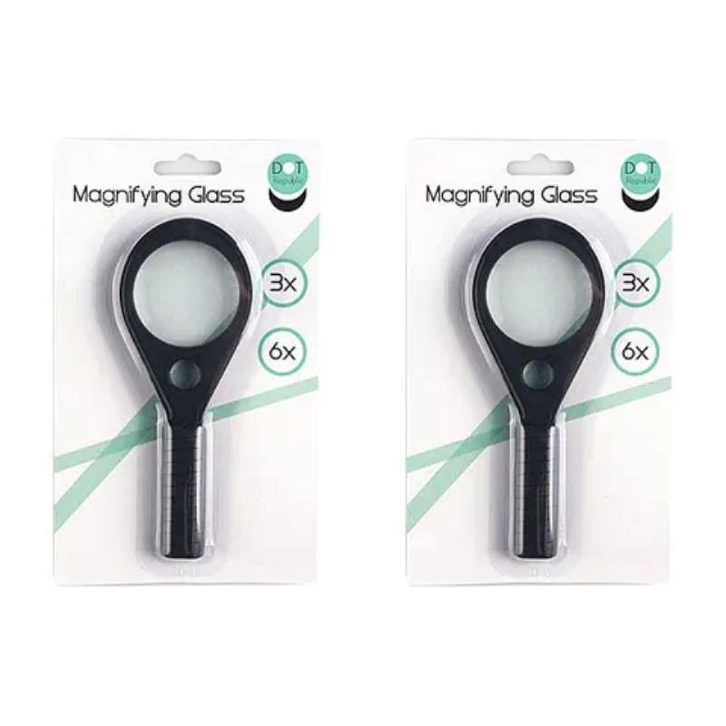 3X & 6X Magnifying Glass - 15cm - The Base Warehouse