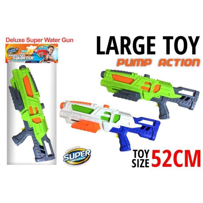 Deluxe Super Pump Action Water Gun - 52cm