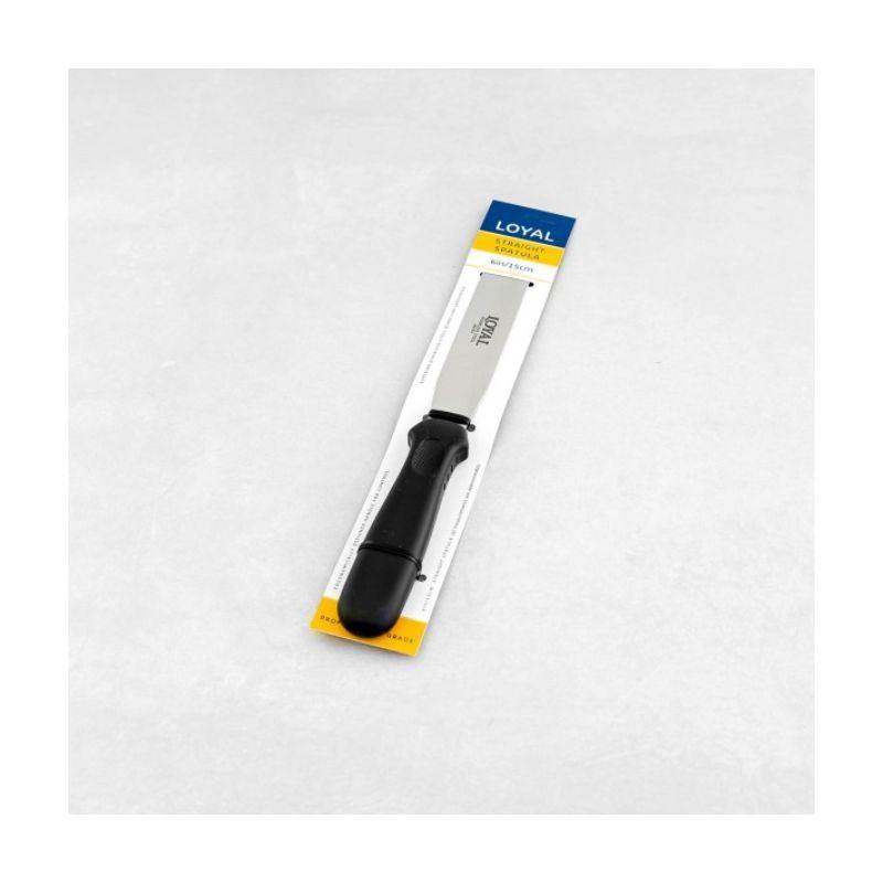 Flexible Stainless Steel Straight Spatula - 15cm - The Base Warehouse
