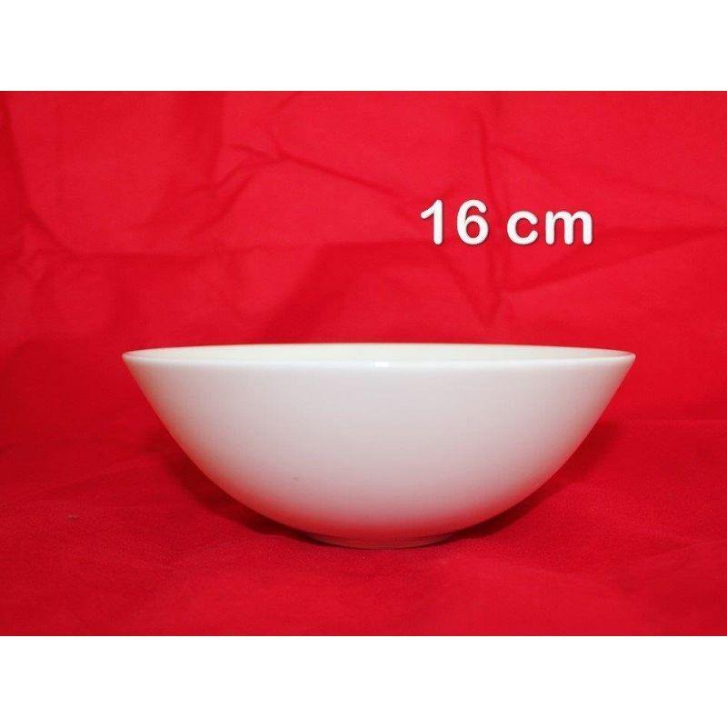 White Bone China Soup Bowl - 16cm