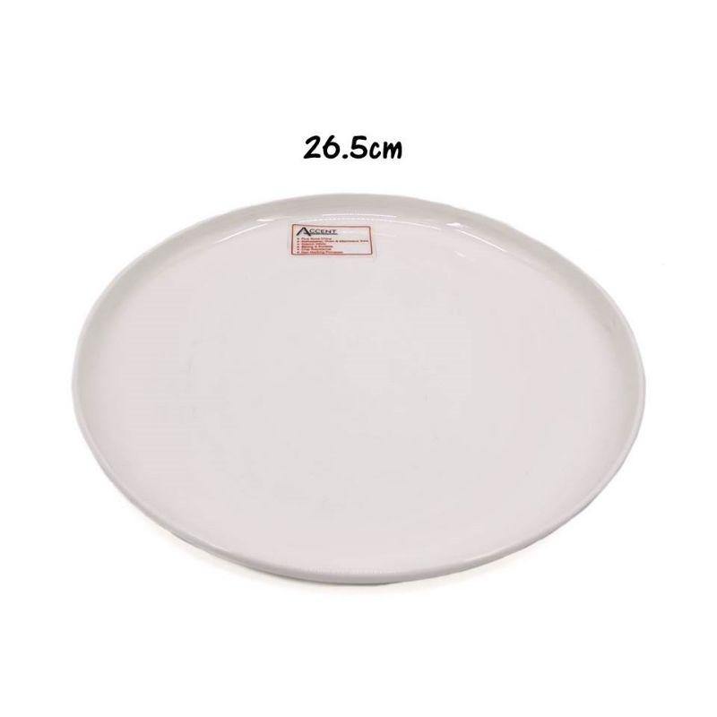 White Bone China Plate - 26.5cm
