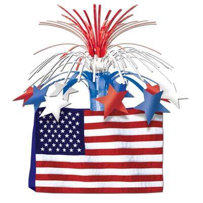 American Flag Centrepiece - 33cm - The Base Warehouse