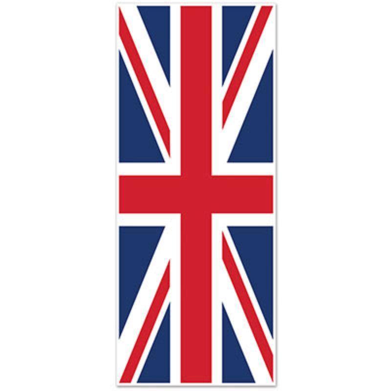 British Union Jack Door Cover - 76cm x 1.8m - The Base Warehouse