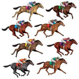 Load image into Gallery viewer, 8 Pack Race Horses Wall Decorations - The Base Warehouse
