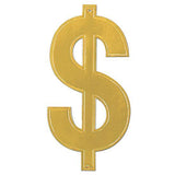 Load image into Gallery viewer, Gold Dollar Sign Foil Cutout - The Base Warehouse
