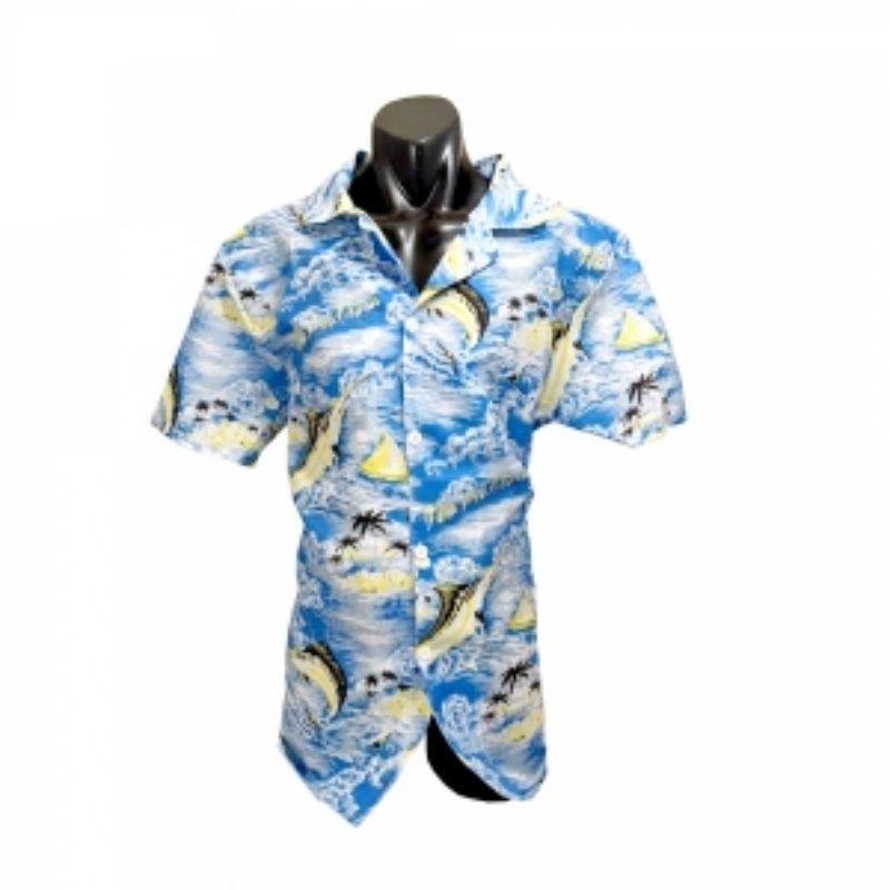 Blue Fish Hawaiian Shirt - The Base Warehouse