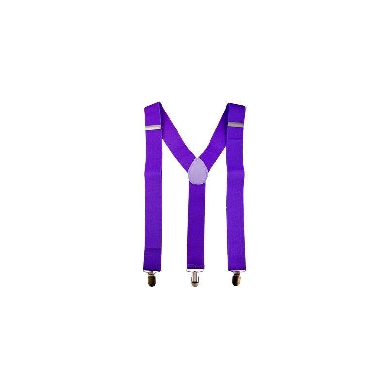 Purple Suspenders - 70cm