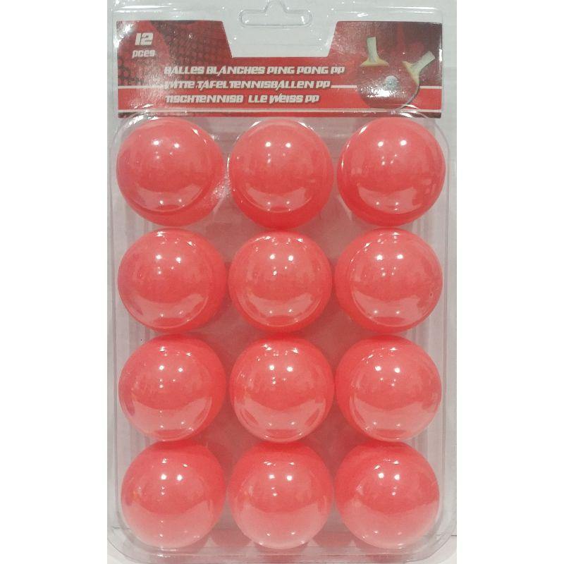 12 Pack Red Pingpong Balls - The Base Warehouse