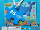 Load image into Gallery viewer, Ocean World Jumbo Floor Puzzle - 35 Pieces - The Base Warehouse
