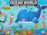 Load image into Gallery viewer, Ocean World Jumbo Floor Puzzle - 35 Pieces - The Base Warehouse
