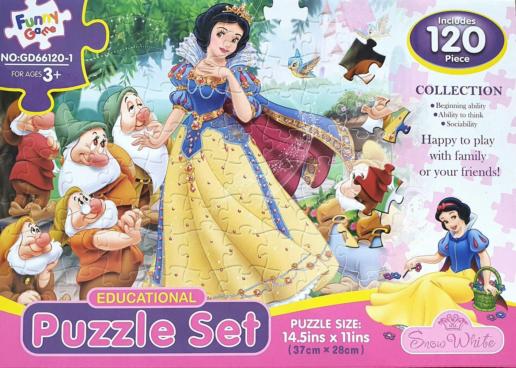 Snow White Puzzle Set - 37cm x 28cm - The Base Warehouse