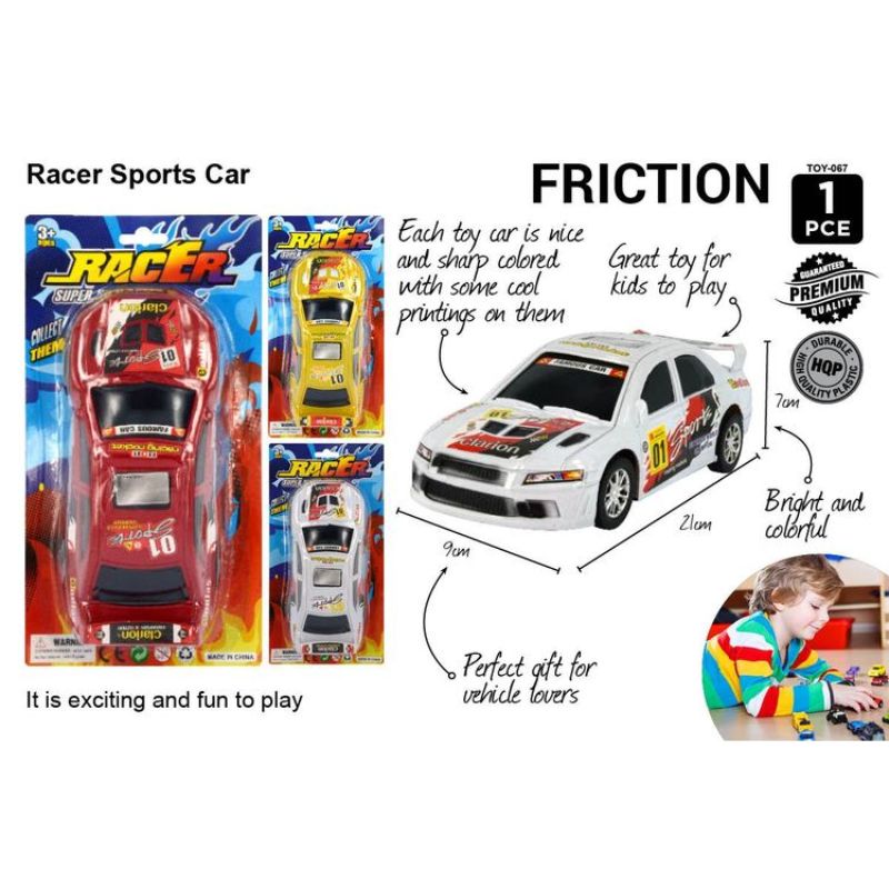 Friction Racing Car - 20cm