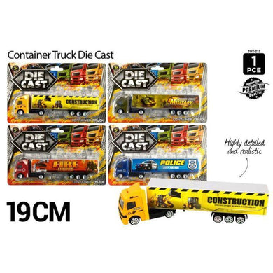 Diecast Container Truck - The Base Warehouse