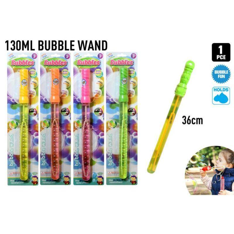 Colourful Bubble Wand - 130ml - The Base Warehouse