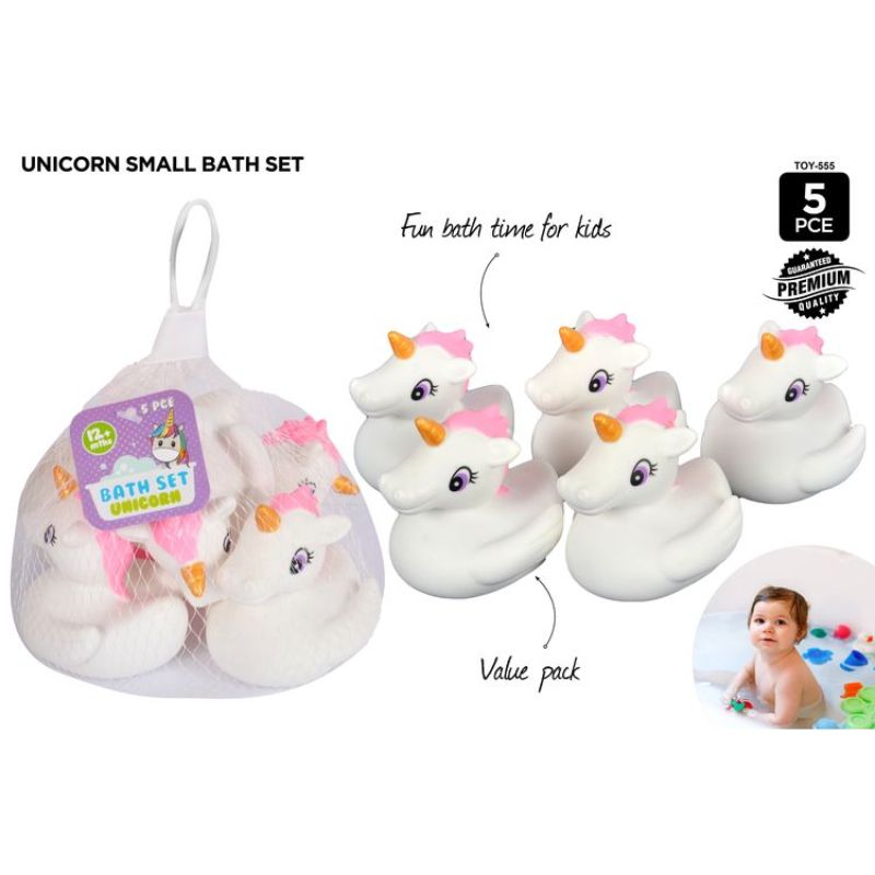 5 Pack Small Bath Unicorn