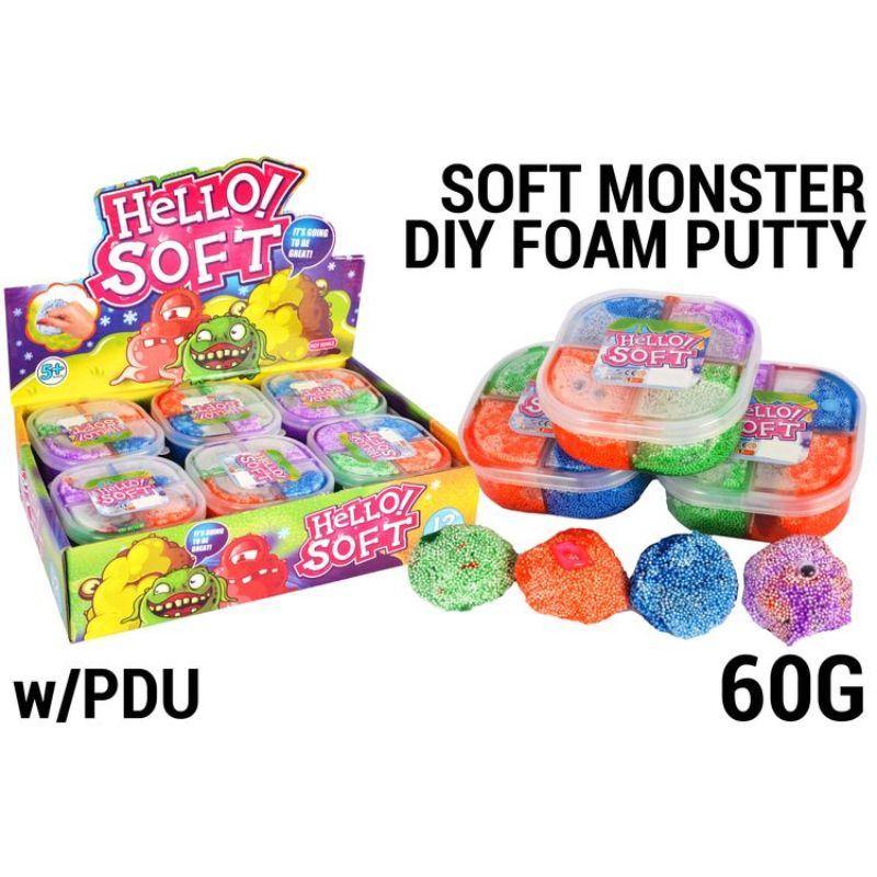 Soft Monster DIY Foam Putty - 60g - The Base Warehouse
