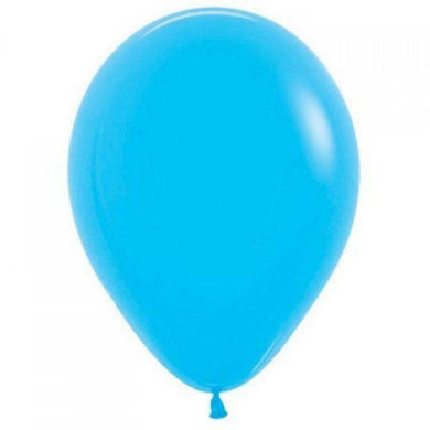 25 Pack Lake Blue Biodegradable Latex Balloons - 30cm - The Base Warehouse