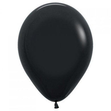 25 Pack Black Biodegradable Latex Balloons - 30cm - The Base Warehouse