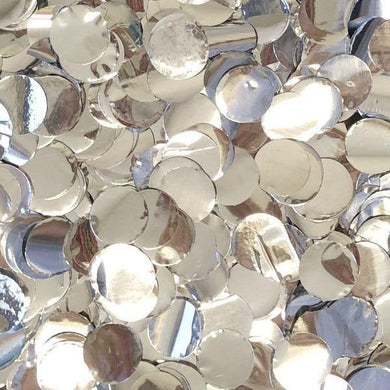 Silver Foil Confetti - The Base Warehouse