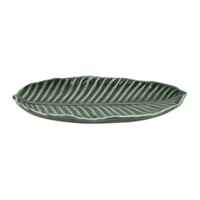 Ceramic Leaf Serve Platter - 19.5cm x 12.5cm x 5cm - The Base Warehouse
