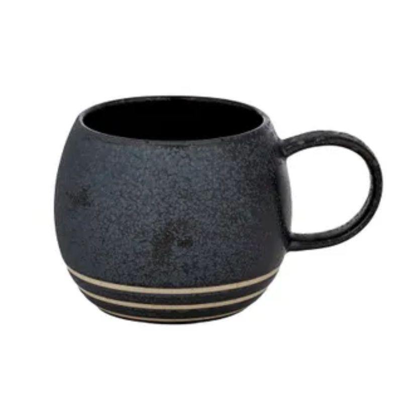 Charcoal Cole Ceramic Mug - 9cm x 9cm - The Base Warehouse