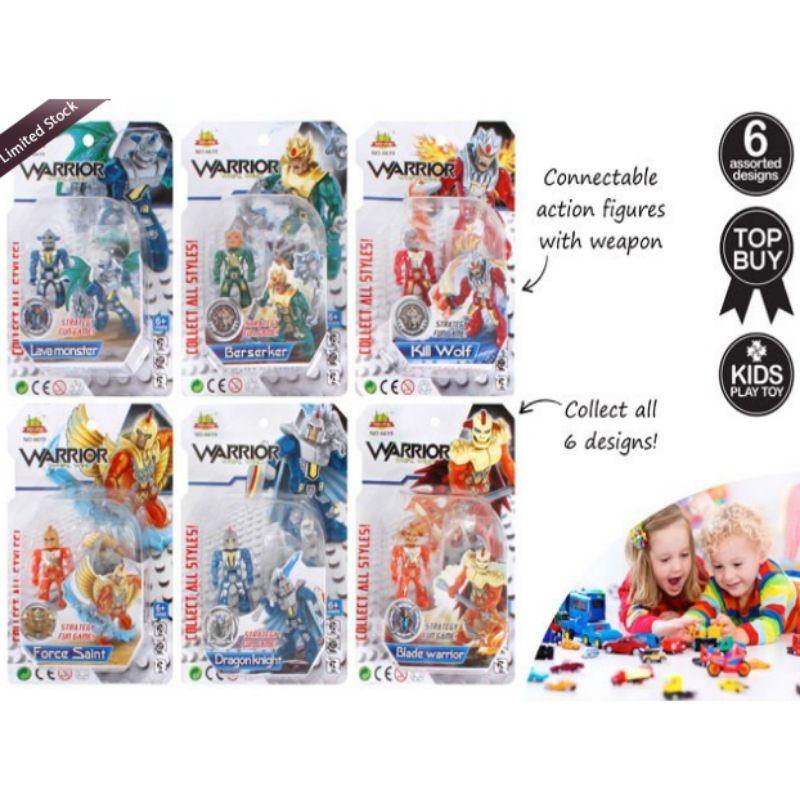 Connectable Warrior Action Figurine - The Base Warehouse