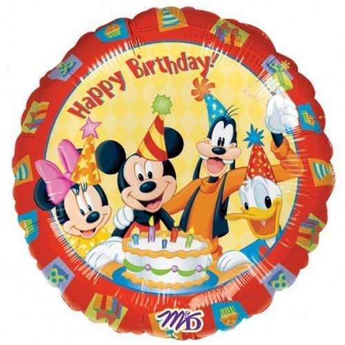 Disney Mickey Mouse Clubhouse Happy Birthday Foil Balloon - 45cm