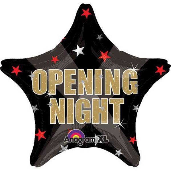 Hollywood Star Opening Night Foil Balloon - 45cm