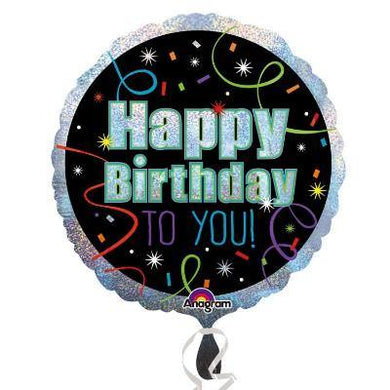 Happy Birthday To You Foil Balloon - 45cm - The Base Warehouse