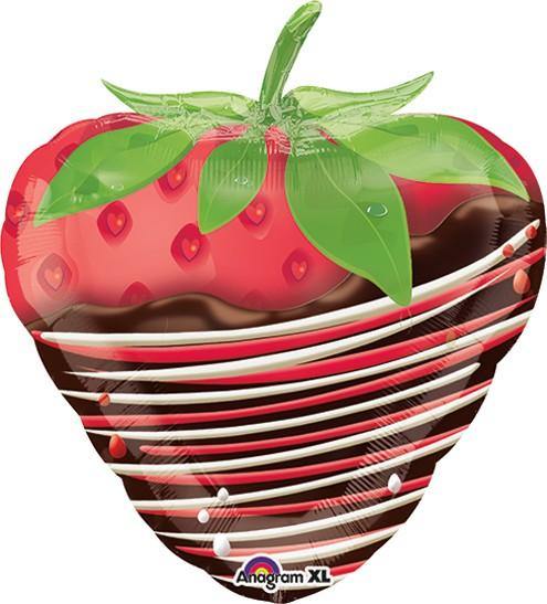 Chocolate Dipped Strawberry Junior Shape Foil Balloon