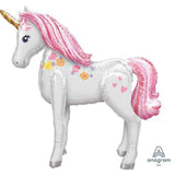Load image into Gallery viewer, Airwalker Magical Unicorn Foil Balloon - 106cm x 116cm
