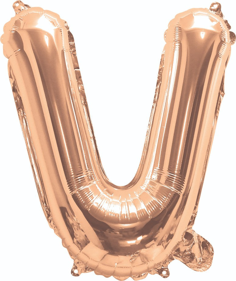 Rose Gold V Foil Balloon - 35cm