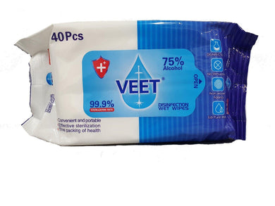 VEET Disinfectant Wet Wipes - The Base Warehouse