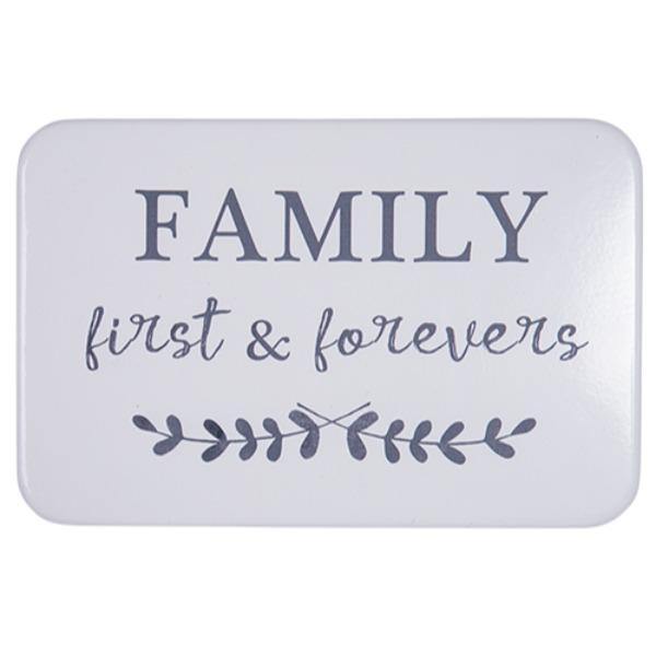 Family First And Forever Wall Sign - The Base Warehouse