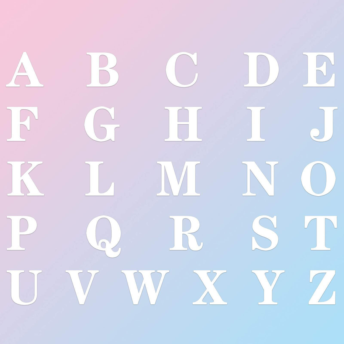 White Letter P for Balloon Box | The Base Warehouse
