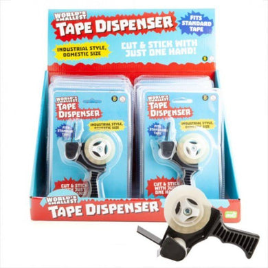 Worlds Smallest Tape Dispenser - 8cm x 2cm x 11cm - The Base Warehouse