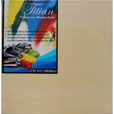 Titian 4 Ply Wooden Panel - 25cm x 25cm - The Base Warehouse