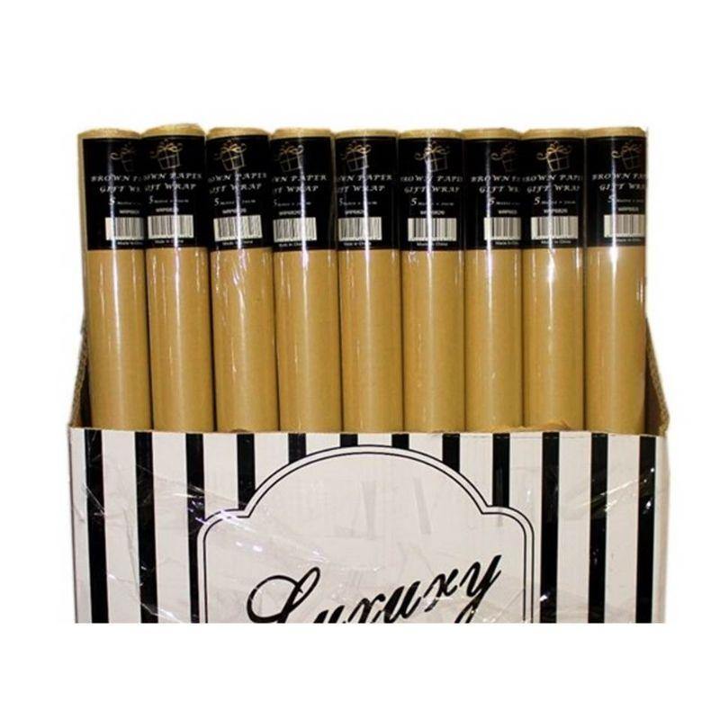 Brown Paper Gift Wrap - 70cm x 4m - The Base Warehouse