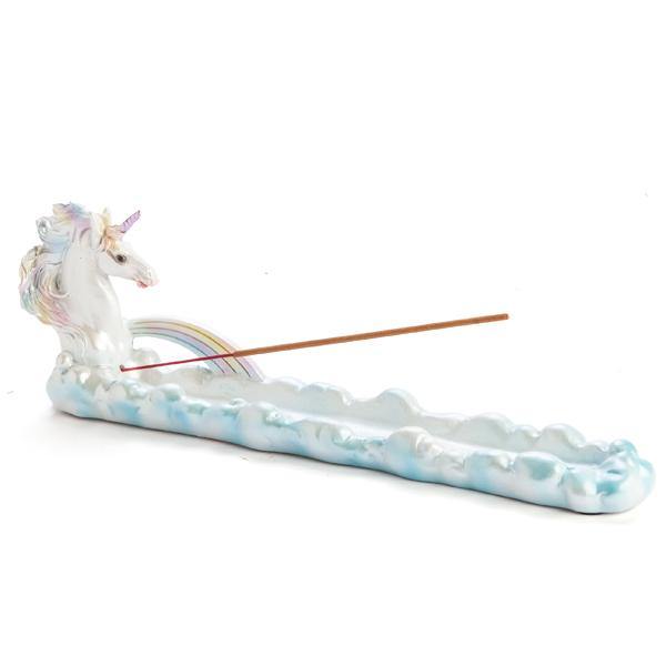 White Unicorn Incense Burner