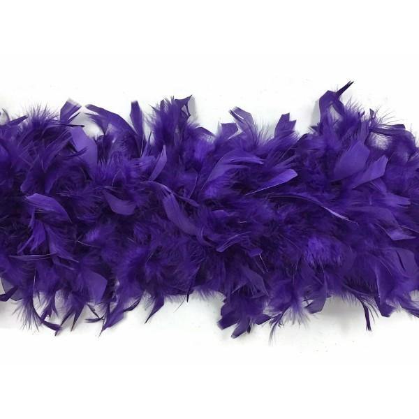 Purple Feather Boa - The Base Warehouse