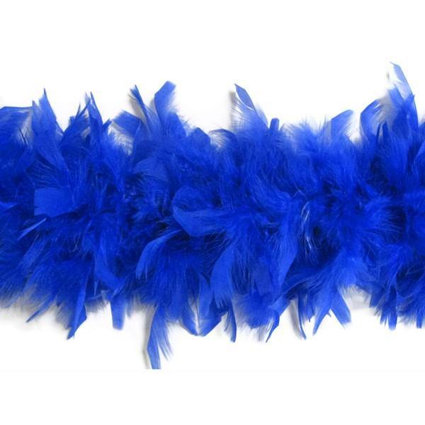 Dark Blue Feather Boa - The Base Warehouse