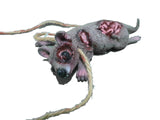 Load image into Gallery viewer, Zombie Rat on Jute String - 22cm - The Base Warehouse
